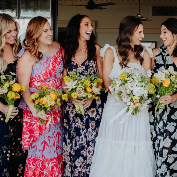 NICHOLAS Floral Silk Georgette Maxi Dress - Picture 7 of 8